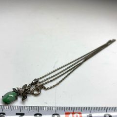 美品・希少】ディオール ネックレス フラワー エメラルドグリーン 
