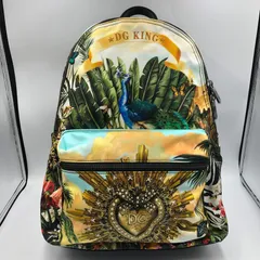 新品未使用◆正規品◆ ドルチェ＆ガッバーナ DOLCE＆GABBANA リュック D&G DOLCE&GABBANA ロゴ レザー＆ナイロン バックパック (Dolce