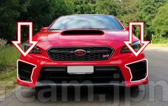 ☆スバル純正新車外し☆ WRX STI VAB F型 フォグカバー 左右セット