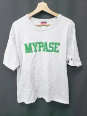 ◇ ⊂ Champion チャンピオン 半袖 Tシャツ カットソー サイズM ライトグレー系 メンズ E  【1506250002447】