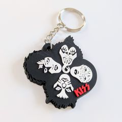 ♧ 再入荷！送料無料！ ★ラバーキーホルダー★ 【キッス（KISS）】 〚アメリカン雑貨 アメトイ〛