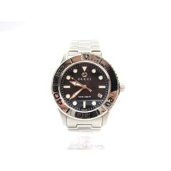 GUCCI グッチ ダイバー 126.2 YA126277 クォーツ ※割れあり 腕時計 ウォッチ ∠UP3815