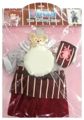 【中古】ぬいぐるみ ダッフィー(パティシエ) コスチュームセット(ぬいぐるみ用衣装) 「スウィート・ダッフィー2015」 東京ディズニーシー限定