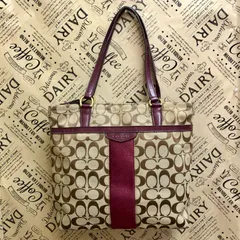 コーチ トート ショルダーバッグ シグネチャー ビジネス FX265