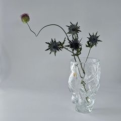 【送料無料】　岩田ガラス　岩田硝子　岩田工芸ガラス　昭和レトロ　ディスプレイ　撮影小物　小道具　日本製　時代物　年代物　アンティーク　古道具　クリア