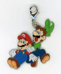 【中古】雑貨 マリオ＆ルイージ 「スーパーマリオ チャームコレクション」 ユニバーサル・スタジオ・ジャパン スーパーニンテンドーワールド限定