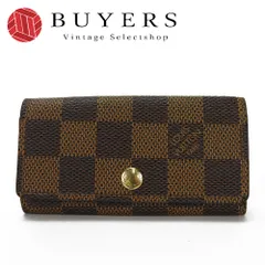 【中古】 ルイ・ヴィトン キーケース ミュルティクレ4 N62631 ダミエキャンバス ブラウン - 4連 小物 LOUIS VUITTON