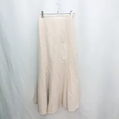 ◇ Θ INGNI イング ロング マーメイド スカート サイズF ピンクベージュ レディース E  【1412090023491】