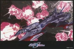 【中古】紙製品 スーパーミネルバ級MS惑星強襲揚陸艦 ミレニアム イラストシート(劇場版) 「機動戦士ガンダムSEED FREEDOM THE EXPERIENCE」 『キラ・ヤマト行きます!発進スロットル・ルーレット!』 B賞：ストライク 池袋会場追加