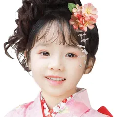 成人式 髪 飾り 七五三 女の子 花 袴 着物 浴衣 振袖 和装 卒業式 結婚式 髪飾り 髪留め 子供 和風 高級造花 [OTAKUMARKET] ヘアアクセサリー 3タイプ 3カラー