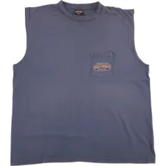 古着 00年代 ハーレーダビッドソン Harley-Davidson 鷲柄 イーグル柄 バックプリント カットオフ モーターサイクル/eaa539800