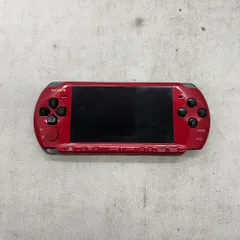 06w6762 動作未確認  SONY ソニー  PSP  プレイステーションポータブル  PSP-3000  レッドブラック バッテリー【ジャンク】付  ゲームハード  【中古品】
