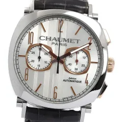 ショーメ Chaumet W11790-30V ダンディ クロノグラフ デイト 自動巻き  