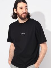 ラルディーニ」イタリア製 ブートニエールプリント クルーネックT 