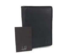 dunhill ダンヒル レザー カードケース カード入れ パスケース 名刺入れ 定期入れ メンズ レディース ブラック系 DK3142