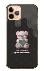 OPPO Reno 13A ケース オッポリノ 13A スマホケース ハードケース 病みかわ 病み可愛い やみかわいい パステル テディベア くま クマ 地雷系 ゴシック カラー05