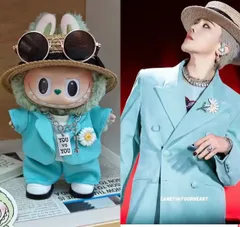Labubu用コスチューム G-DRAGON風バラ衣装 ジヨン G-DRAGON ラブブ labubu MAMA衣装風 GD - メルカリ