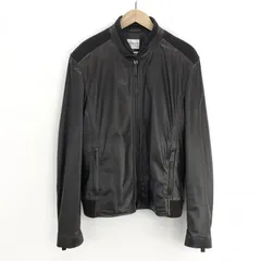 入手困難✨️アルマーニ ライダースジャケット ラムレザー