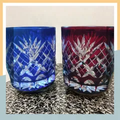 2025年最新】江戸切子 グラス ペアの人気アイテム - メルカリ