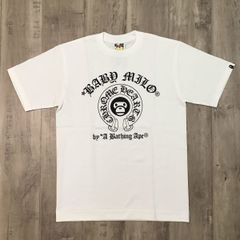 BABY MILO® エイプ メンズ 長袖カットソー ロンＴクロムハーツ好きに A BATHING APE アベイシングエイプ BABY MILO L/S TEE ベイビー