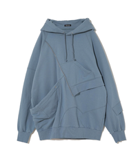 UNDERCOVER ISM Panelled Hooded Sweatshirt パーカー UI2B4801