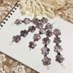 天然石　レピドライト🌟フラワー⑤ワンコインSALE