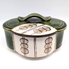 大樋焼 八代目長左衛門 芒紋蓋物 大正時代 - メルカリ