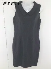 ◇ 346 Brooks Brothers 水玉 ノースリーブ 膝丈 タイト ワンピース サイズ USA 4 UK 10 IT 40 ブラック レディース  【1110120006475】