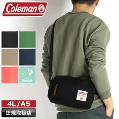 新品 コールマン ショルダー ショルダーバッグ メンズ レディース ショルダーポーチ ミニショルダー ブランド 斜めがけ Coleman 撥水 はっ水 AMERICAN CLASSIC POUCH アメリカンクラシックポーチ 軽量 軽い A5 小さめ 旅行