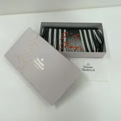 Vivienne Westwood ヴィヴィアンウエストウッド 長財布 総柄 ブラック ホワイト レッド 革 管理番号658