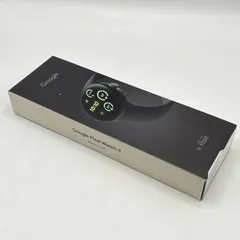 【新品未開封】Google Pixel Watch 3 LTE 41mm R24GR03A Matte Blackケース/Obsidianアクティブバンド スマートウォッチ