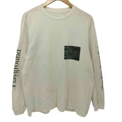 ジェーンスミス JANE SMITH 22SS COLEMAN PLAYGROUND LONG SLEEVE T-SHIRT グラフィックプリントビッグシルエットロンT メンズ JPN：M 