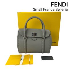 ●美品 フェンディ FENDI スモールフランカ セレリア ハンドバッグ ショルダー 2way レザー レディース 5D809