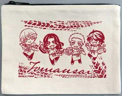 【中古】雑貨 場地圭介＆松野千冬＆三ツ谷隆＆羽宮一虎 ノベルティポーチ 「東京リベンジャーズ×cookpadLive 東卍祭 」 モチーフクッキー購入特典