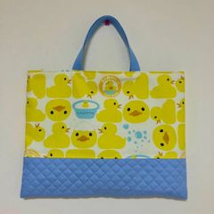 【2024 新色】ぷかぷかアヒルのレッスンバッグ　絵本バッグ　アヒル　動物　入園グッズ　通園通学　男の子