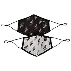 プーマ(PUMA) フェイスマスク 2枚セット メンズ 054141 Pブラック/ライムストーン/AOP 03 OSFA