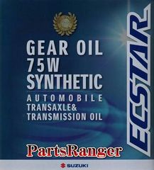 スズキ純正　４輪用ギヤオイル　７５Ｗシンセティック（トランスアクスル＆トランスミッション用）３Ｌ缶　９９０００－２２Ｂ２７－０３６
