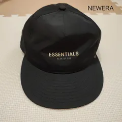 AO0663 ESSENTIALS Fear of God × NEW ERA キャップ ブラック 帽子 ユニセックス 春夏秋冬