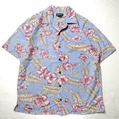 90s stussy】レーヨン100 開襟レーヨンシャツ ギャバジャン アロハ