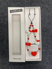 HelloKitty CASETiFY スマホストラップ  スマホアクセサリー ハローキティ かわいい ストラップ 落下防止 1-2日で発送