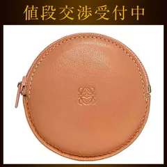ロエベ コインケース ピンク アナグラム 美品 小銭入れ レザー 中古 L26