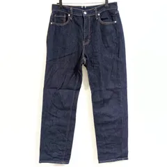 (^w^)b 無印良品 ムジルシリョウヒン デニム ジーンズ ジーパン パンツ 濃紺 インディゴ 綿 定番 シンプル STRAIGHT カジュアル アメカジ 着回し こなれ感 ストレッチ きれいめ 古着 紳士 メンズ サイズ27