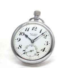 19セイコー プレシジョン 懐中時計  /　昭40　中支1942　国鉄/　15石 　/　絶版時計 /19seiko-1272