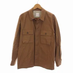 ポールスミス PAUL SMITH 21SS ジャケット カバーオール リネン混 長袖 L 茶 ブラウン /YMのサムネイル
