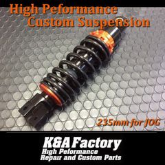 YSS Racingリアショック/リアサスペンション270mmブラック ディオ系