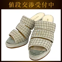 ボッテガ ヴェネタ ミュール サンダル グレー モスグリーン 美品のサムネイル