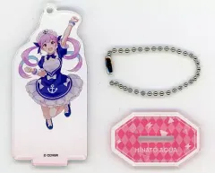【中古】雑貨 湊あくあ アクリルスタンドキーホルダー フェスティバルver. 「バーチャルYouTuber ホロライブ ヴァイスシュヴァルツ＆Reバース presents ホロライブプロダクションフェスティバル」