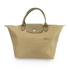 新品 ロンシャン LONGCHAMP ハンドバッグ ル プリアージュ グリーン トップハンドルバッグ Mサイズ アーティチョーク