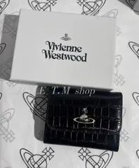 ✨箱付き Vivienne Westwood ヴィヴィアン 二つ折り財布 ブラック