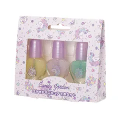 ☆ キャンディガーデン ☆ はがせるマニュキュア 3本セット はがせる マニキュア 3本セット ネイル キッズ コスメ はがせるマニキュア はがせるネイル かわいい 小学生 女の子 キュート 剥がせる おままごと おしゃれ キャンディガーデン ボーテアンファン